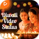 happy diwali video status 2023 android application logo